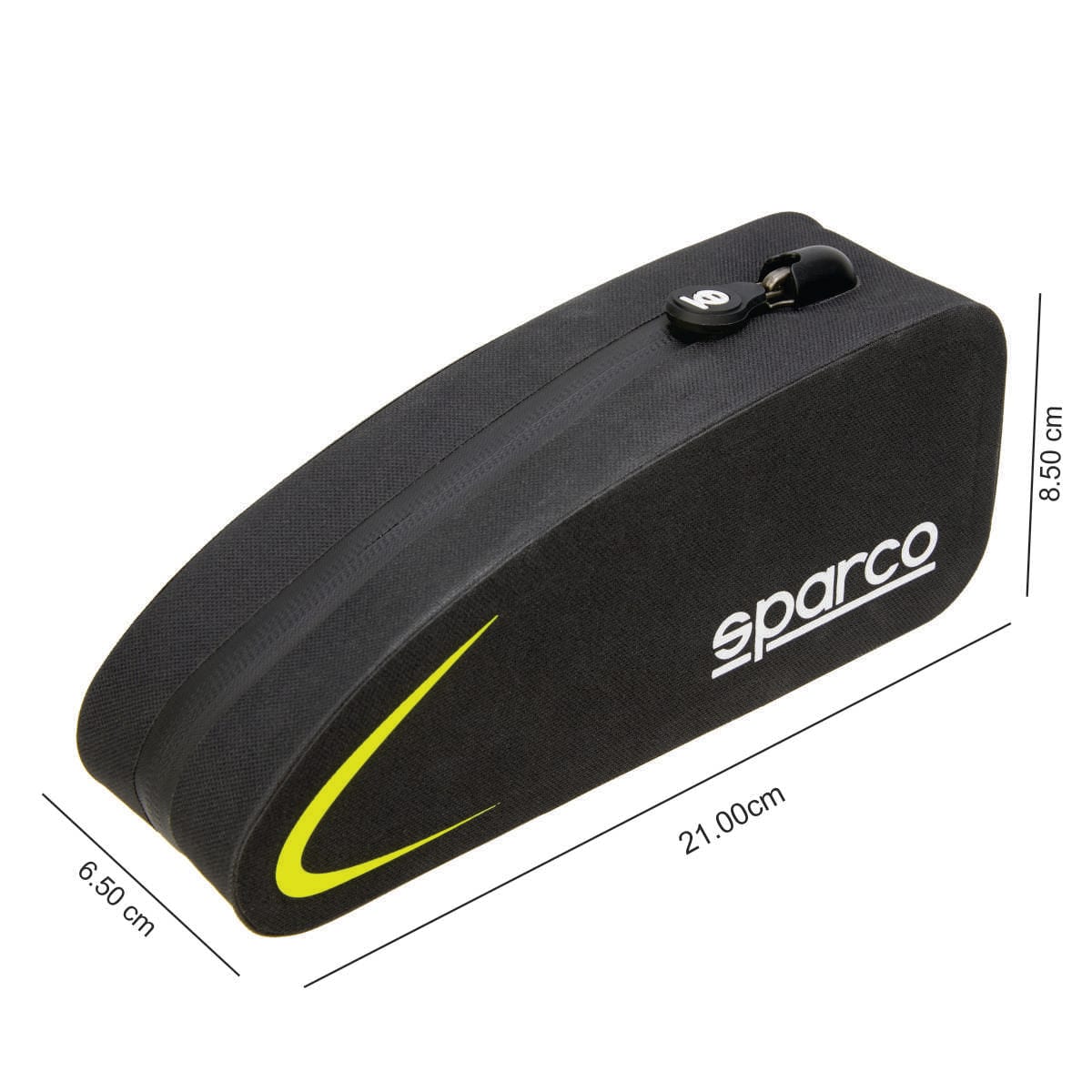 Bolsa impermeable Sparco SE102YL para bicicleta, medidas