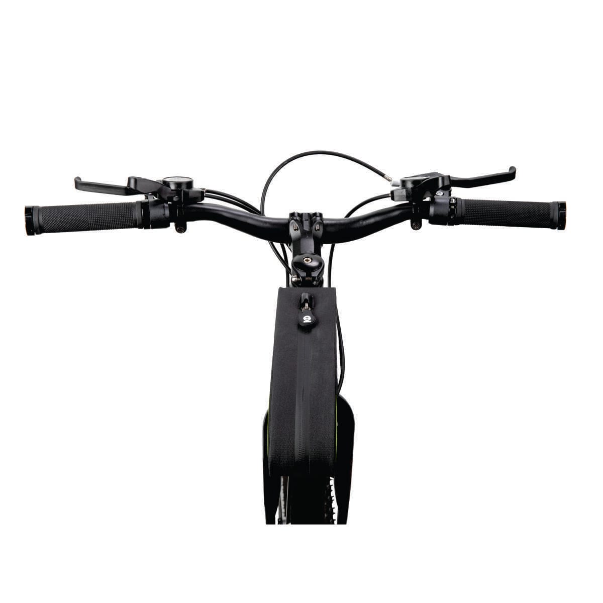 Bolsa impermeable Sparco SE102YL para bicicleta, montada, vista frontal