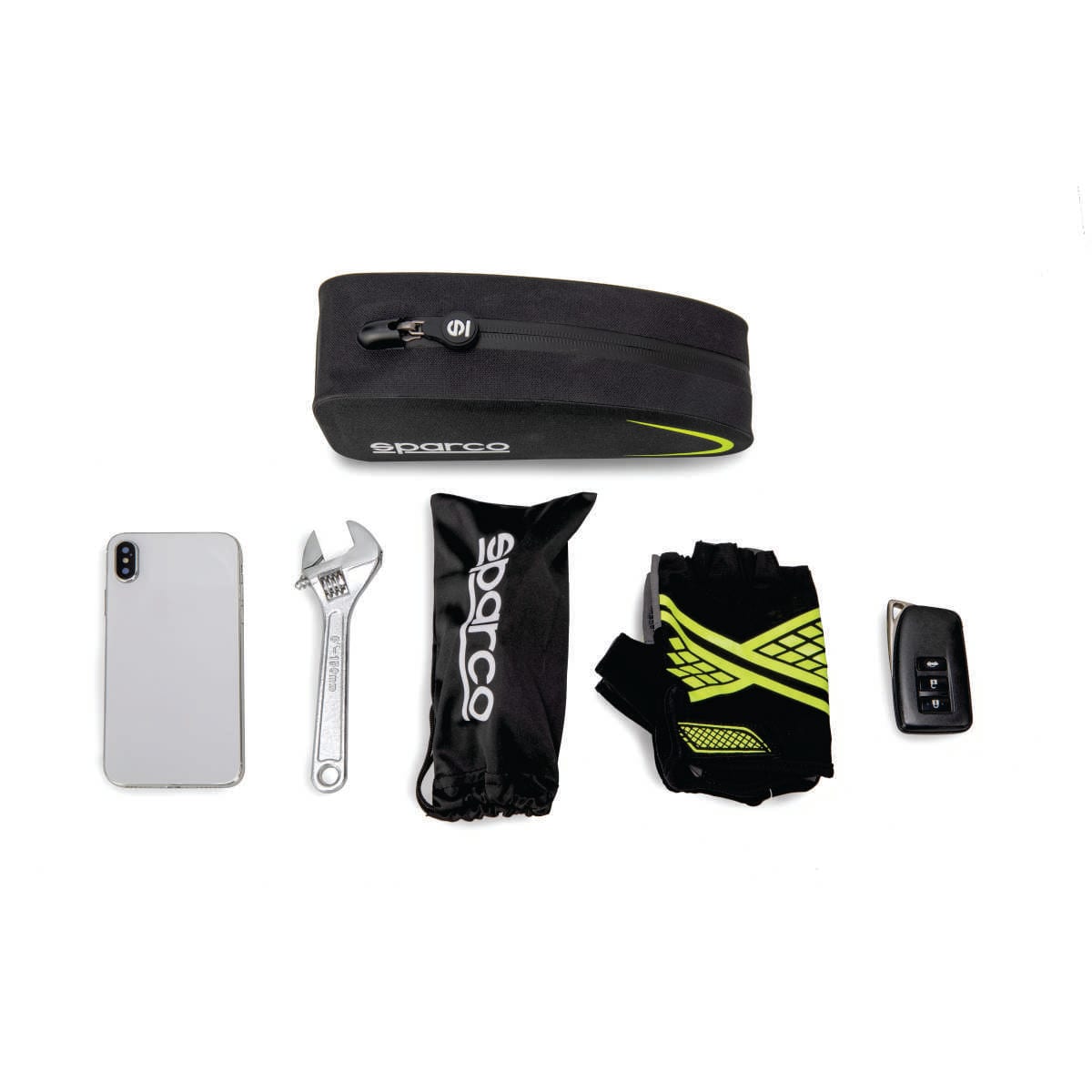 Bolsa impermeable Sparco SE102YL para bicicleta, capacidad