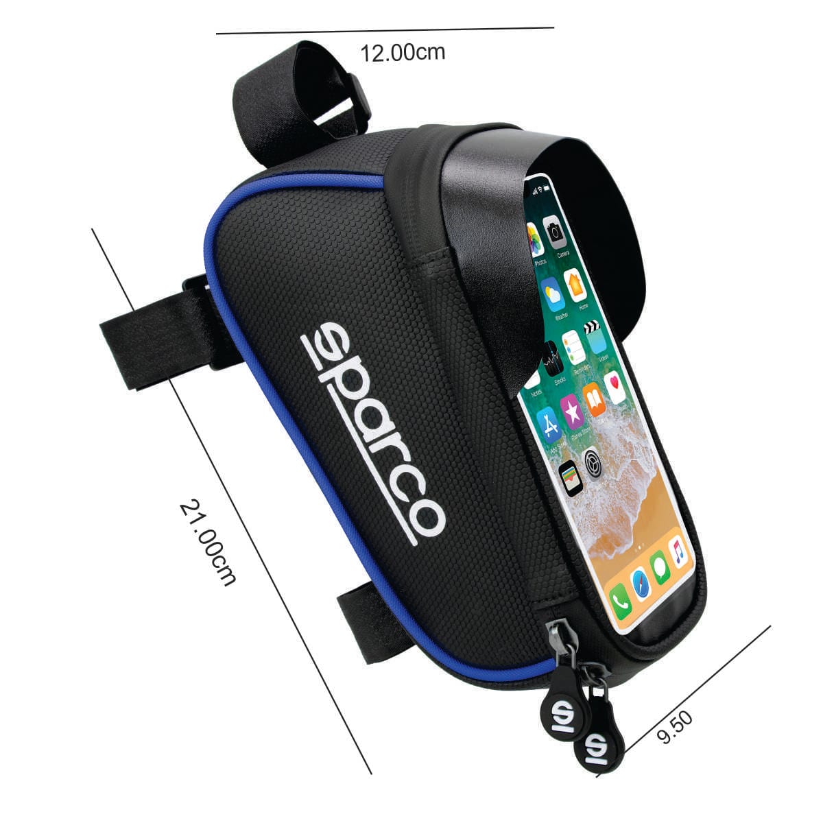 Porta celular y bolsa Sparco SE104BL