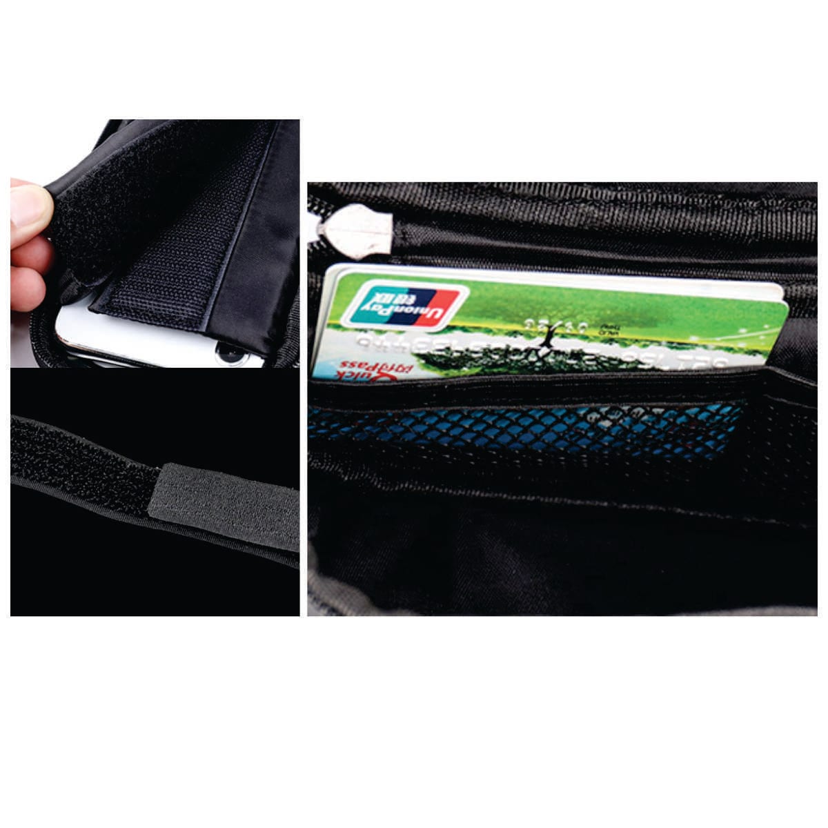 Porta celular y bolsa Sparco SE104BL, detalles