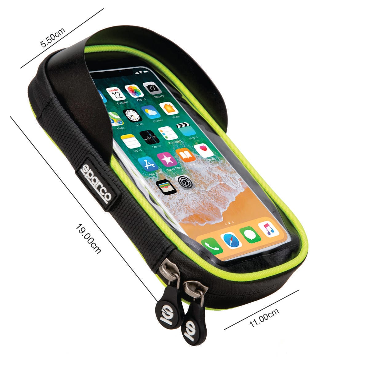 Bolsa impermeable para teléfono Sparco SE106YL, medidas