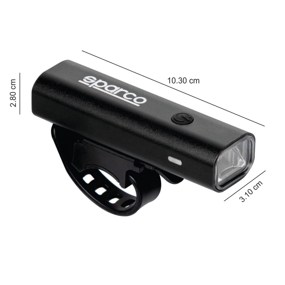 Luz delantera recargable Sparco SE700 de 400 lúmenes