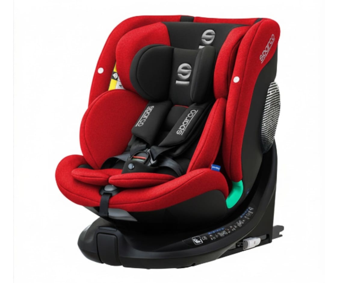 Silla giratoria Sparco SK7000i Rapid roja