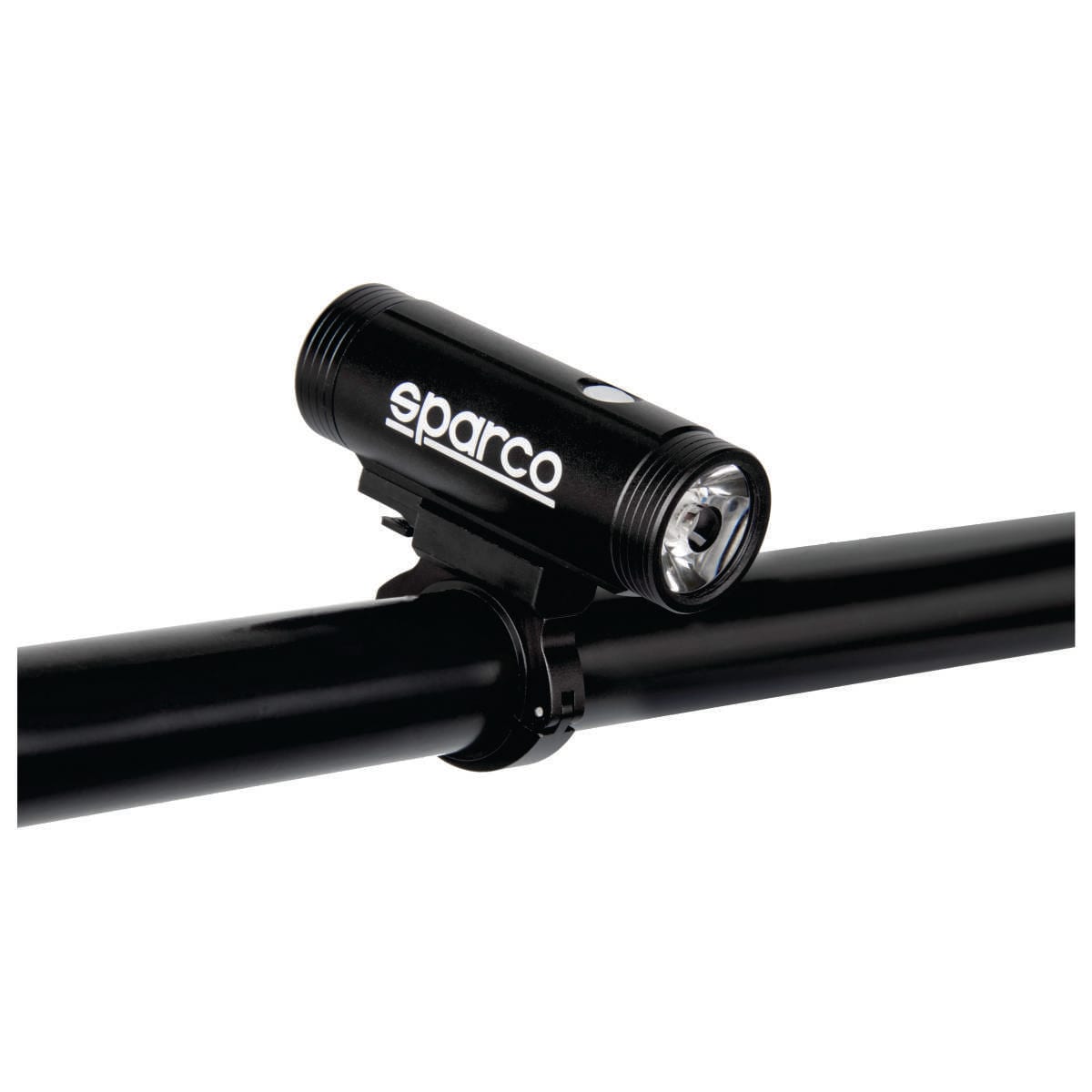 Luz delantera impermeable Sparco SE701, montada en el manubrio