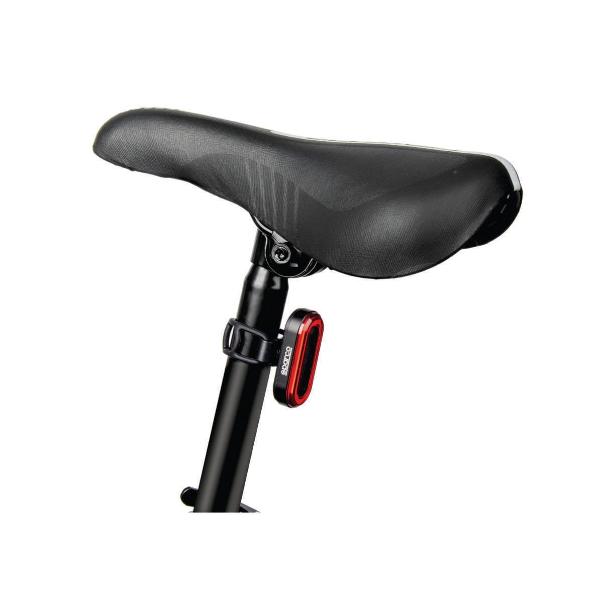 Luz trasera impermeable recargable Sparco SE705, montada en el asiento