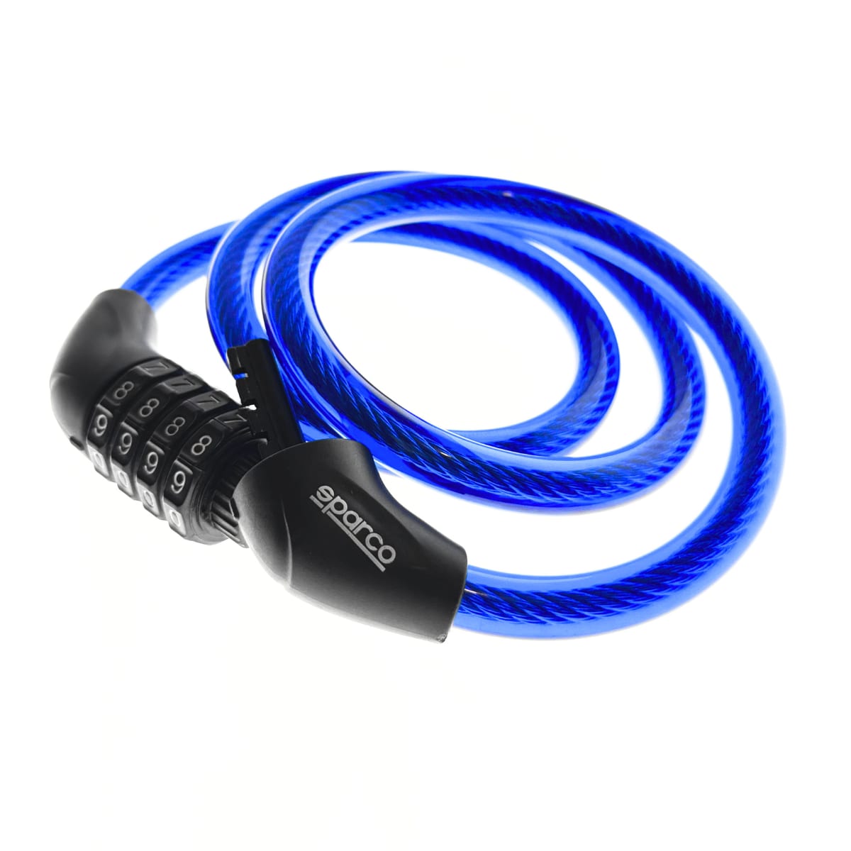 Candado de combinación Sparco SE804BL, vista frontal