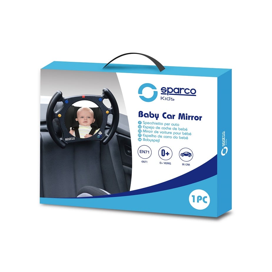Espejo retrovisor para bebé Sparco SK1301, empaque