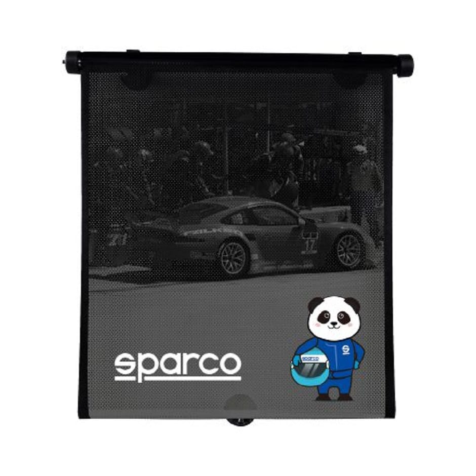 Cortina parasol de ventana lateral Sparco azul