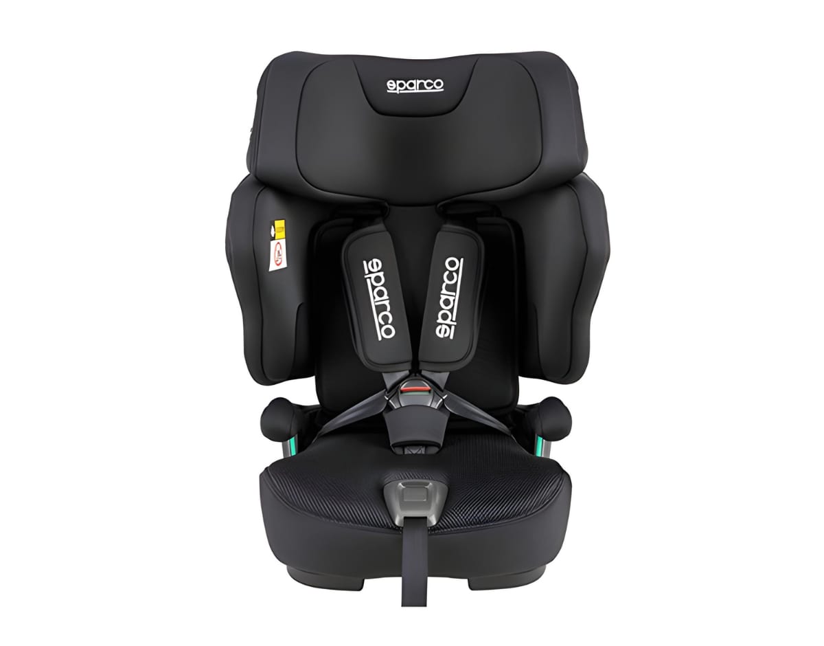 Silla Sparco SK8000i Rapid negra con arnés de 5 puntos