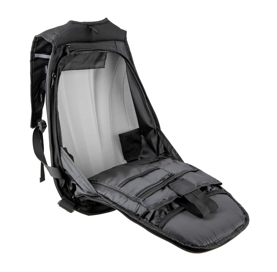 Mochila Sparco SPG305 de fibra de carbono, interior